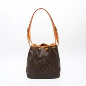 Louis Vuitton Hobo One Noe Shoulder Bag Brown